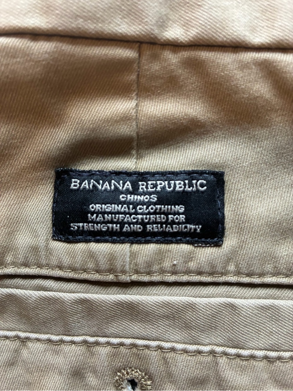 Banana Republic Tan Slim Fulton Chino Pants 32x30 - Picture 3 of 5